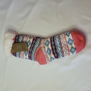 Soft cozy slipper socks